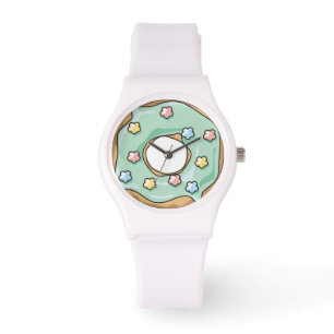 Green Doughnut Armbanduhr