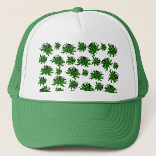 Green Dracaena Fern Feuilles, Casquette de camions