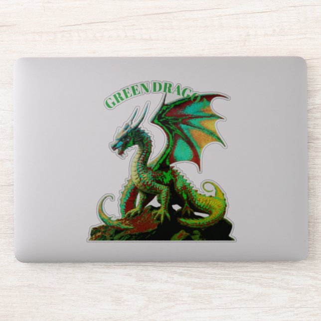 GREEN DRAGON  AUFKLEBER (Computer)