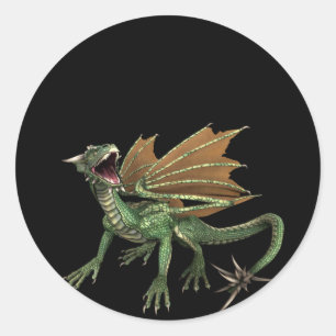 Green Dragon Design 1:: Fantasy Stickers