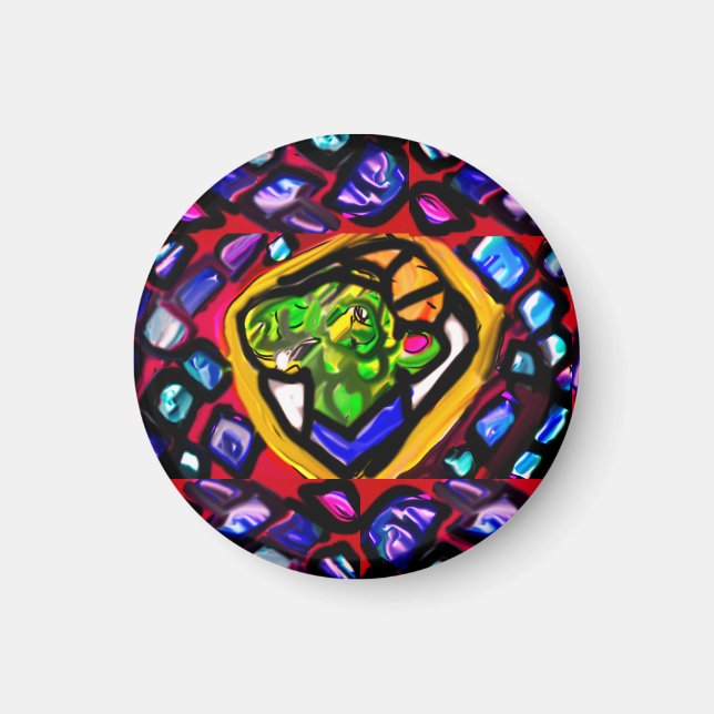 Green Dragon Diamonds Schlüsselanhänger Flaschenöf Magnet (Vorne)