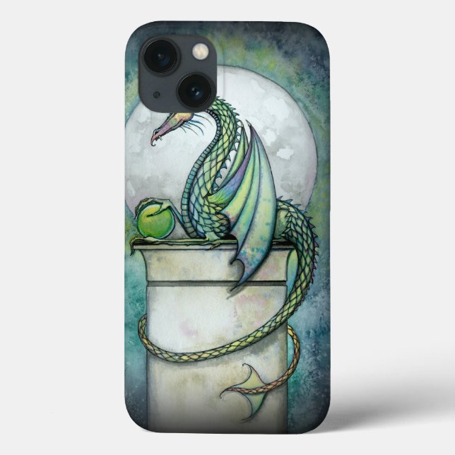 Green Dragon Faiasy Fantasy Art Artwork Fairies Case-Mate iPhone Hülle (Rückseite)