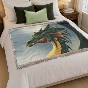 Green Dragon Fantasy Decke