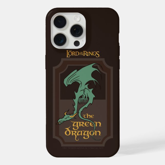 GREEN DRAGON™ Farbe iPhone 15 Pro Max Hülle (Rückseite)