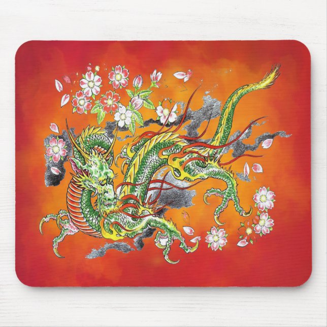 Green Dragon Mousepad II (Vorne)