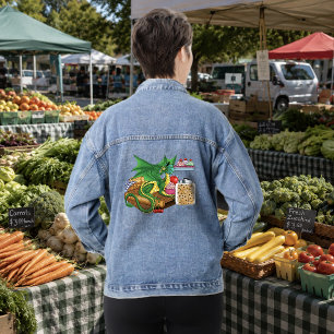 Green Dragon Pastry Koch Jeansjacke