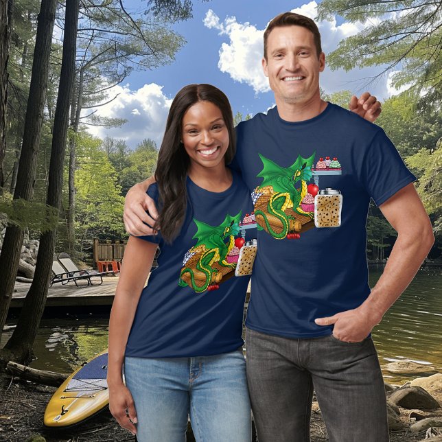 Green Dragon Pastry Koch T-Shirt (Von Creator hochgeladen)