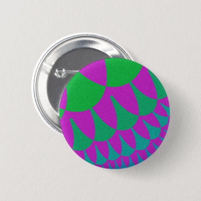 Green Dragon Scales Button (Vorne & Hinten)