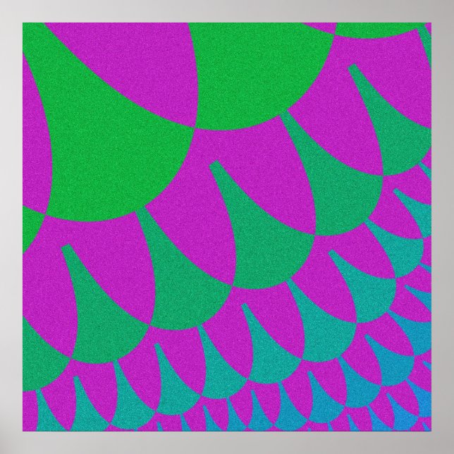 Green Dragon Scales Poster (Vorne)