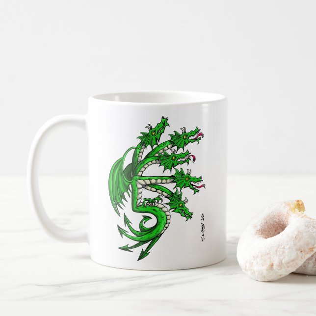 Green Dragon Tasse (Mit Donut)