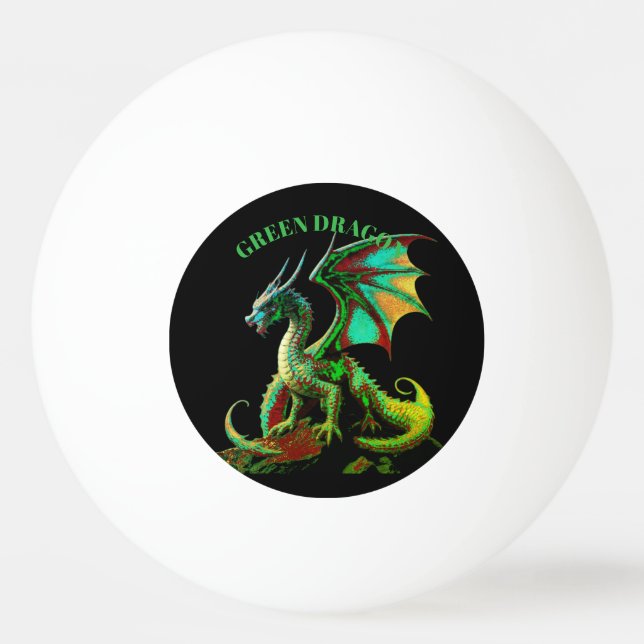 GREEN DRAGON  TISCHTENNISBALL (Vorderseite)