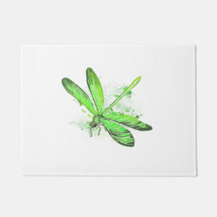 Green Dragonfly Fußmatte