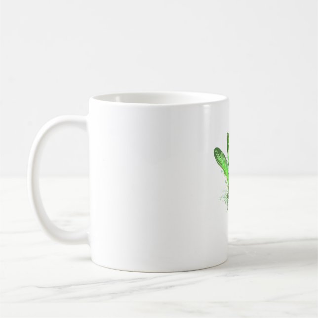 Green Dragonfly Kaffeetasse (Links)