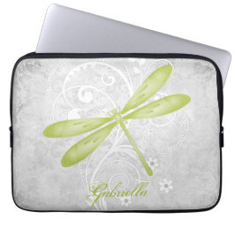 Green Dragonfly Personalisiert Laptopschutzhülle