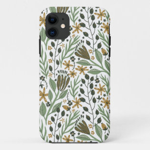 Green Dreamy Floral Pattern Case-Mate iPhone Hülle