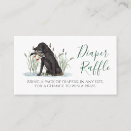 Green Duck Dog Diaper Raffekarte Begleitkarte