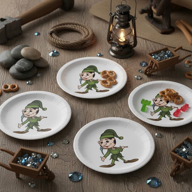 Green Dwarf Paper Plates Pappteller (Von Creator hochgeladen)