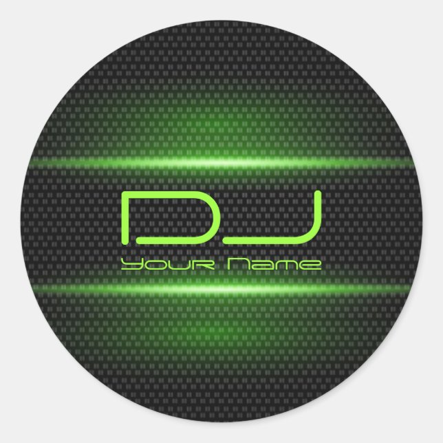 Green Effects DJ Sticker (Vorderseite)