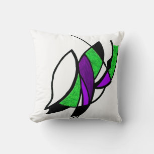 Green Egyptian Eye Pillow Kissen