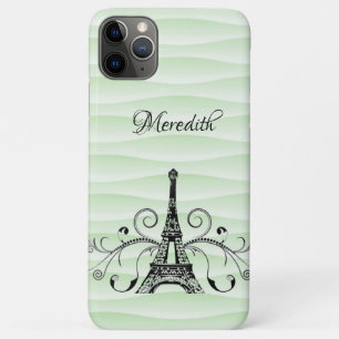 Green Eiffel Tower Blühe Case-Mate iPhone Case