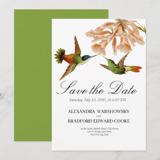 Green Elegant Wedding Hummingbird Lily
