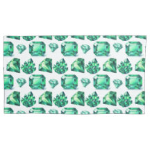 Green Emerald Crystal Gemstone Diamond Gem Dekor