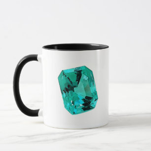 Green Emerald Gemstone Tasse