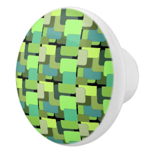 Green Emerald Limon Jade Modern Abstrakt Keramikknauf