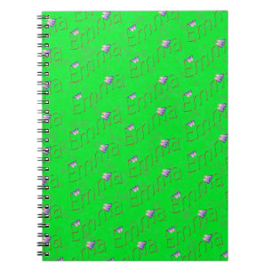 Green Emma Name, Notebook Notizblock