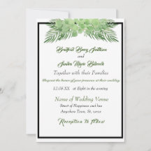 Green Eucalyptus Palm Blätter Elegante Hochzeit