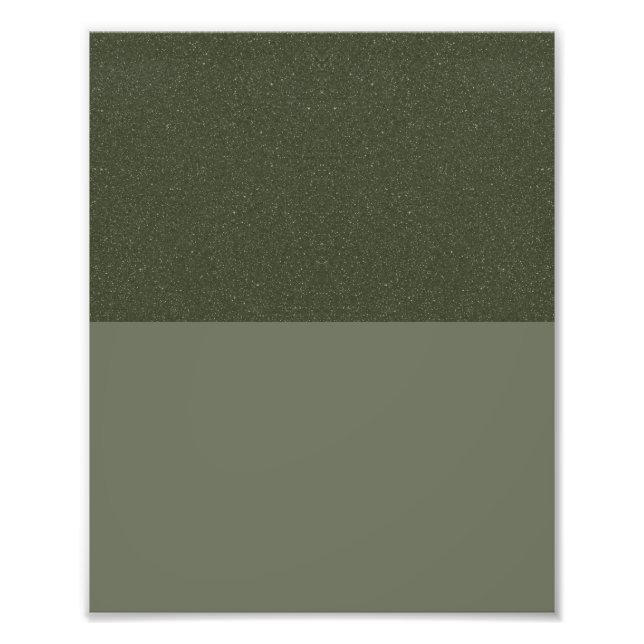 Green Event Poster mit zwei Tonen Moos - Anpassbar (Vorne)
