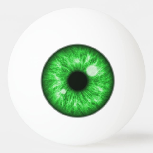 Green Eye Funny Pong Pong Ball Tischtennisball (Vorderseite)