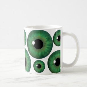 Green Eye Iris Coole benutzerdefinierte Tasse