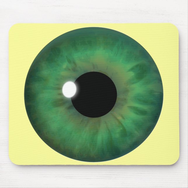 Green Eye Iris Custom Cool Mousepad Mousemats (Vorne)