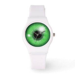 green eye iris design armbanduhr