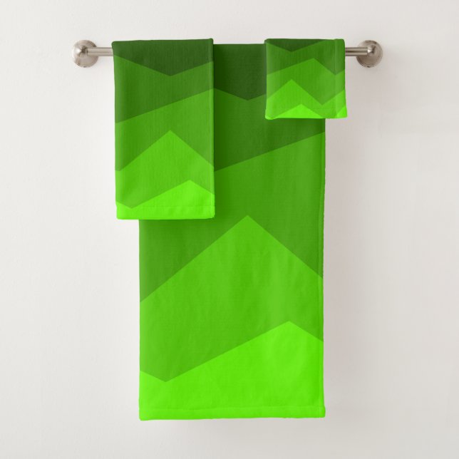 Green Fade Badhandtuch Set (Insitu)