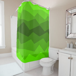 Green Fade Duschvorhang