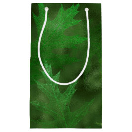 GREEN FALL AUTUMN LEAVES KLEINE GESCHENKTÜTE