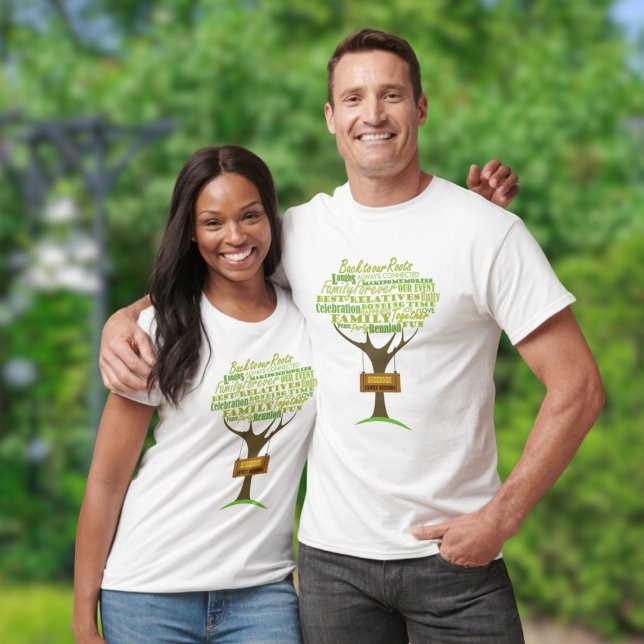 Green Family Wiedersehen Keepake T - Shirts (Family Reunion keepsake T-shirt)