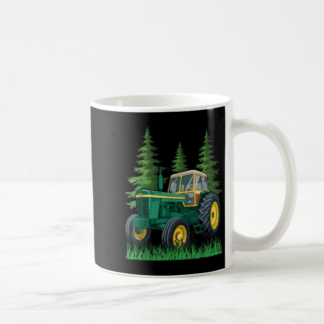 Green Farming Tractor  Kaffeetasse (Rechts)
