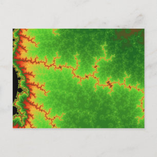 Green Fault Line Postcard Postkarte