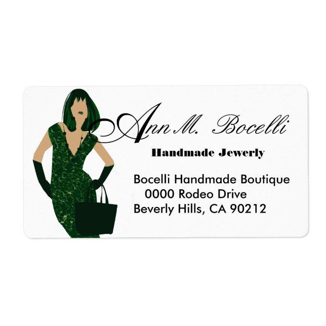 Green Feminine Beauty Model Beauty Fashion Frau (Vorne)