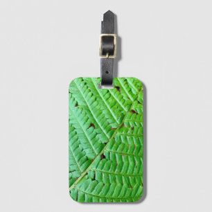 Green Fern Leaf Gepäckanhänger