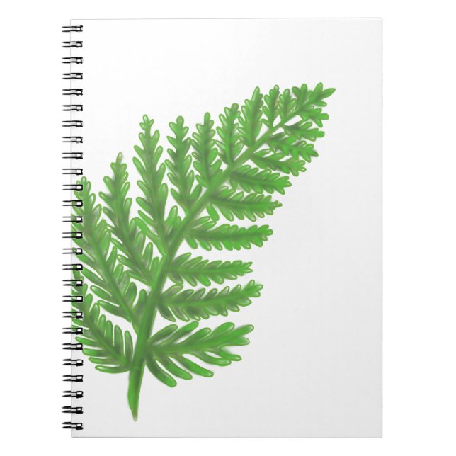 Green Fern Notizblock (Vorderseite)