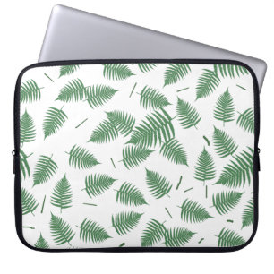 Green Fern Pflanzen Leaf-Muster Laptop-Sieb Laptopschutzhülle