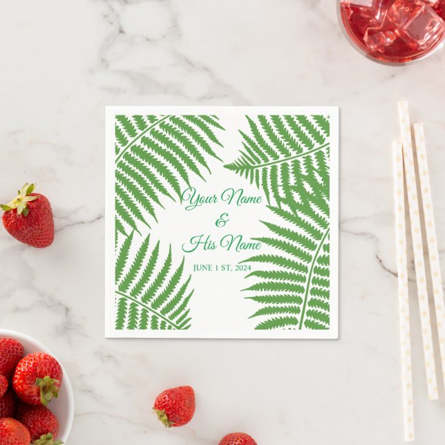 Green Ferns Thunder_Cove Serviette (Beispiel)