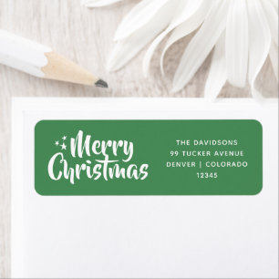 Green Festive Script Schriftart Einfach Frohe Weih