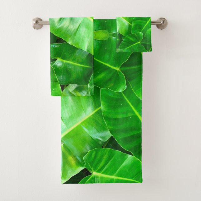 Green feuille Palm Leaf feuillage tropical jungle (En situation)