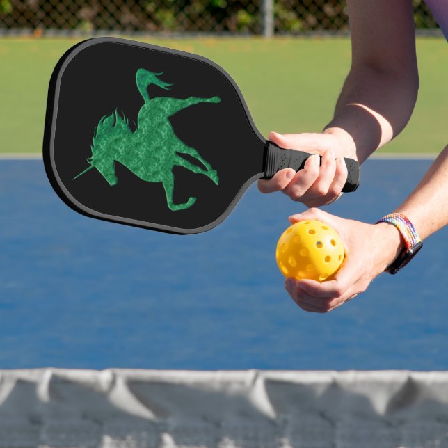 Green Fire Unicorn Pickleball Schläger (InSitu)