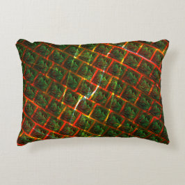 'Green-fit-Augen', Kratzer oder rotes Gitter. Dekokissen